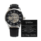 Openwork Watch For Grandson From Grandma