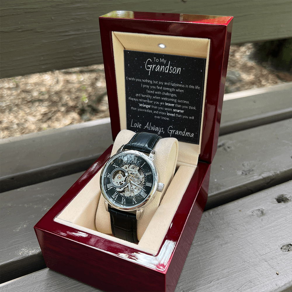 Openwork Watch For Grandson From Grandma