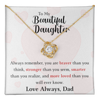 The Love Knot - For Your Daughter From Dad