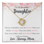 The Love Knot - For Your Daughter From Mom