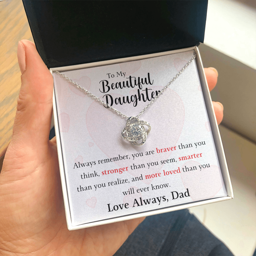 The Love Knot - For Your Daughter From Dad