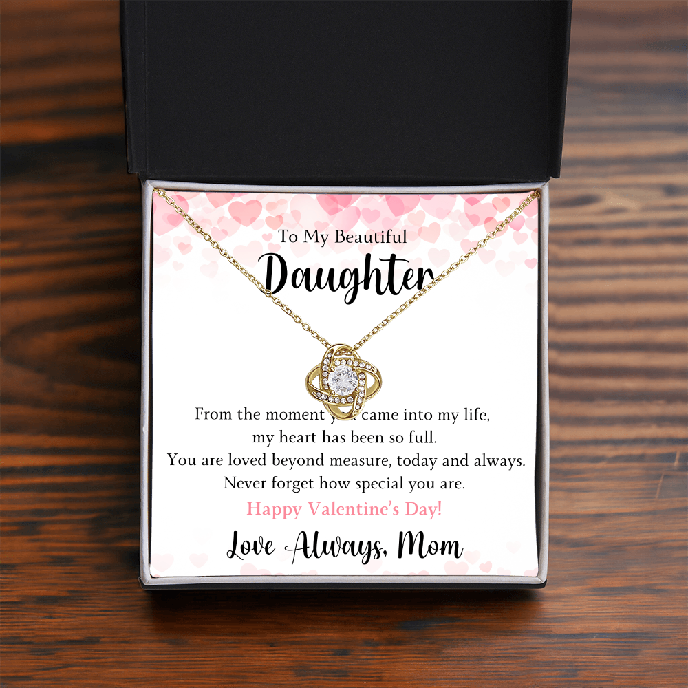 The Love Knot - For Your Daughter From Mom