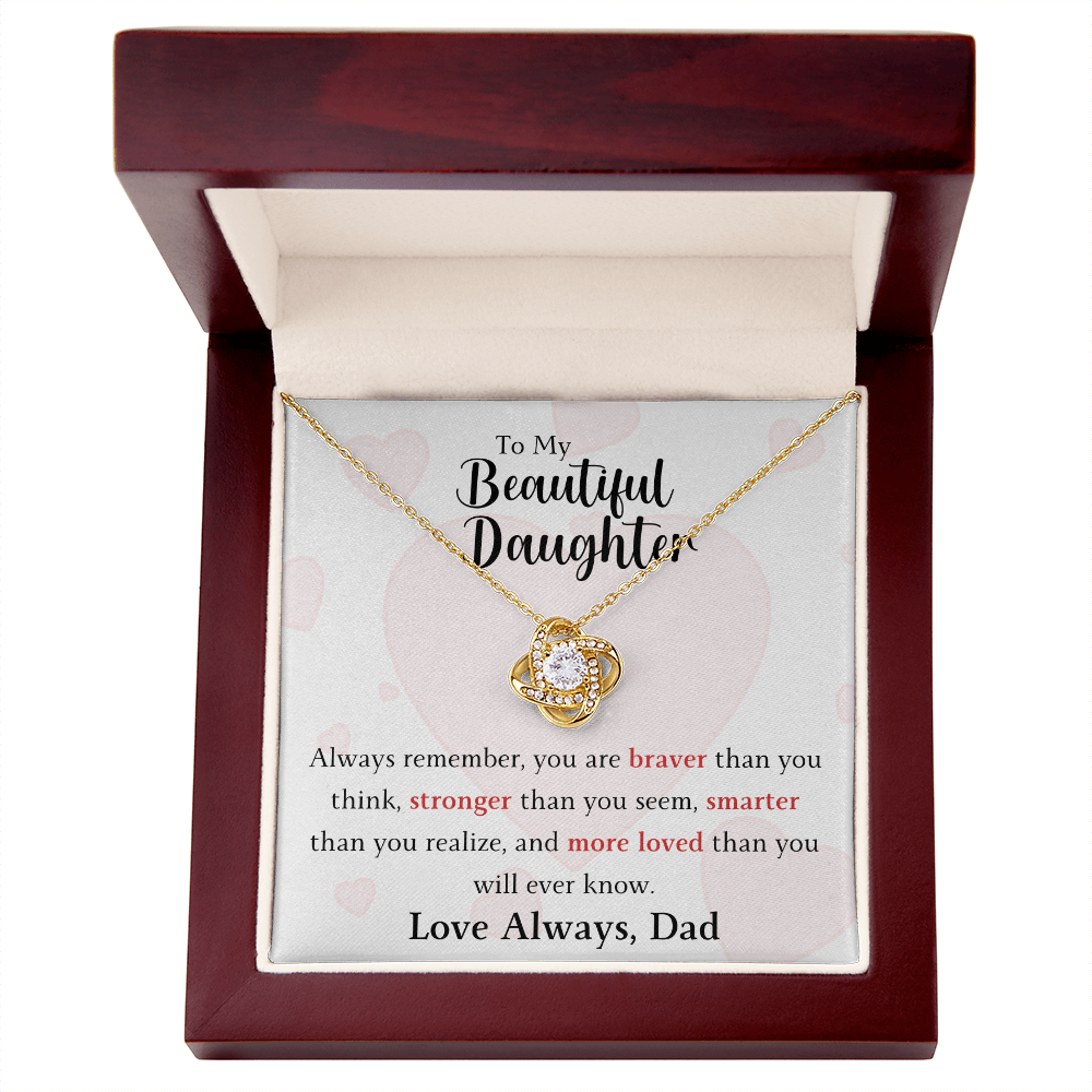 The Love Knot - For Your Daughter From Dad