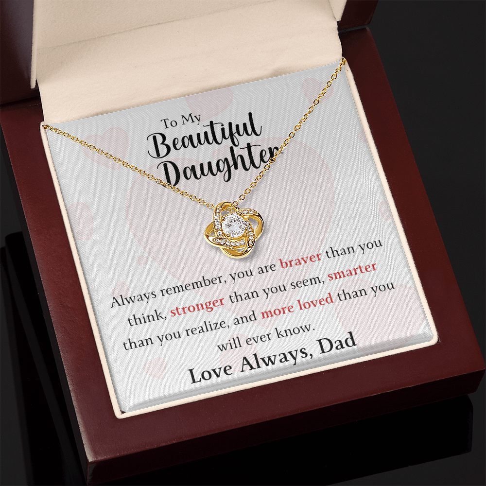 The Love Knot - For Your Daughter From Dad