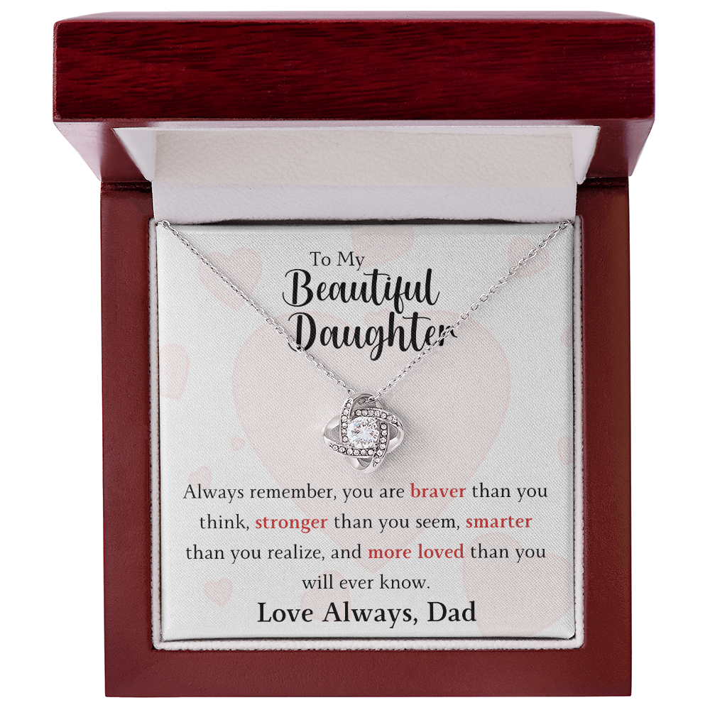 The Love Knot - For Your Daughter From Dad