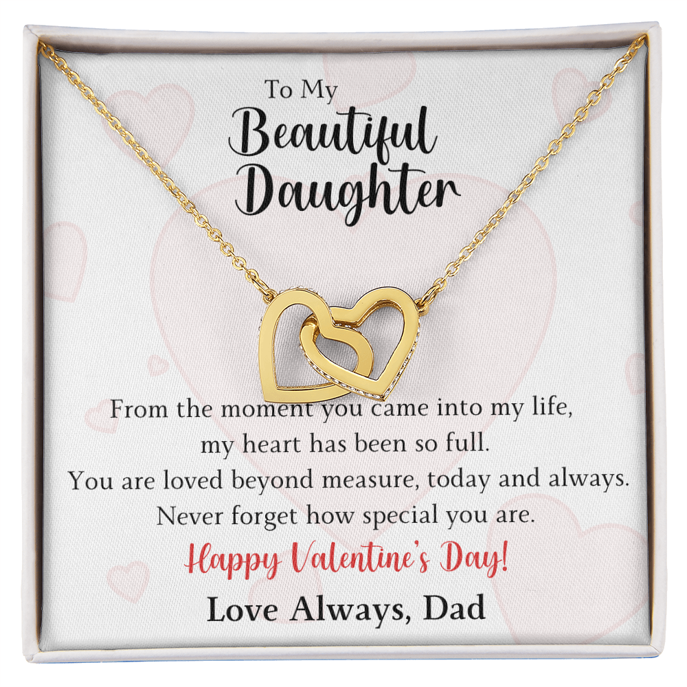 The Interlocking Hearts - For Your Daughter From Dad