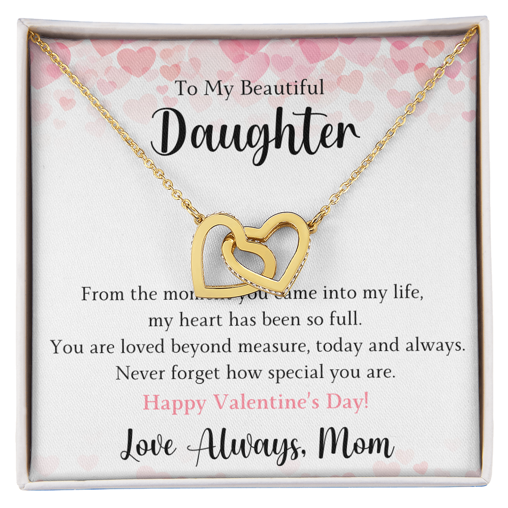 The Interlocking Hearts - For Your Daughter From Mom