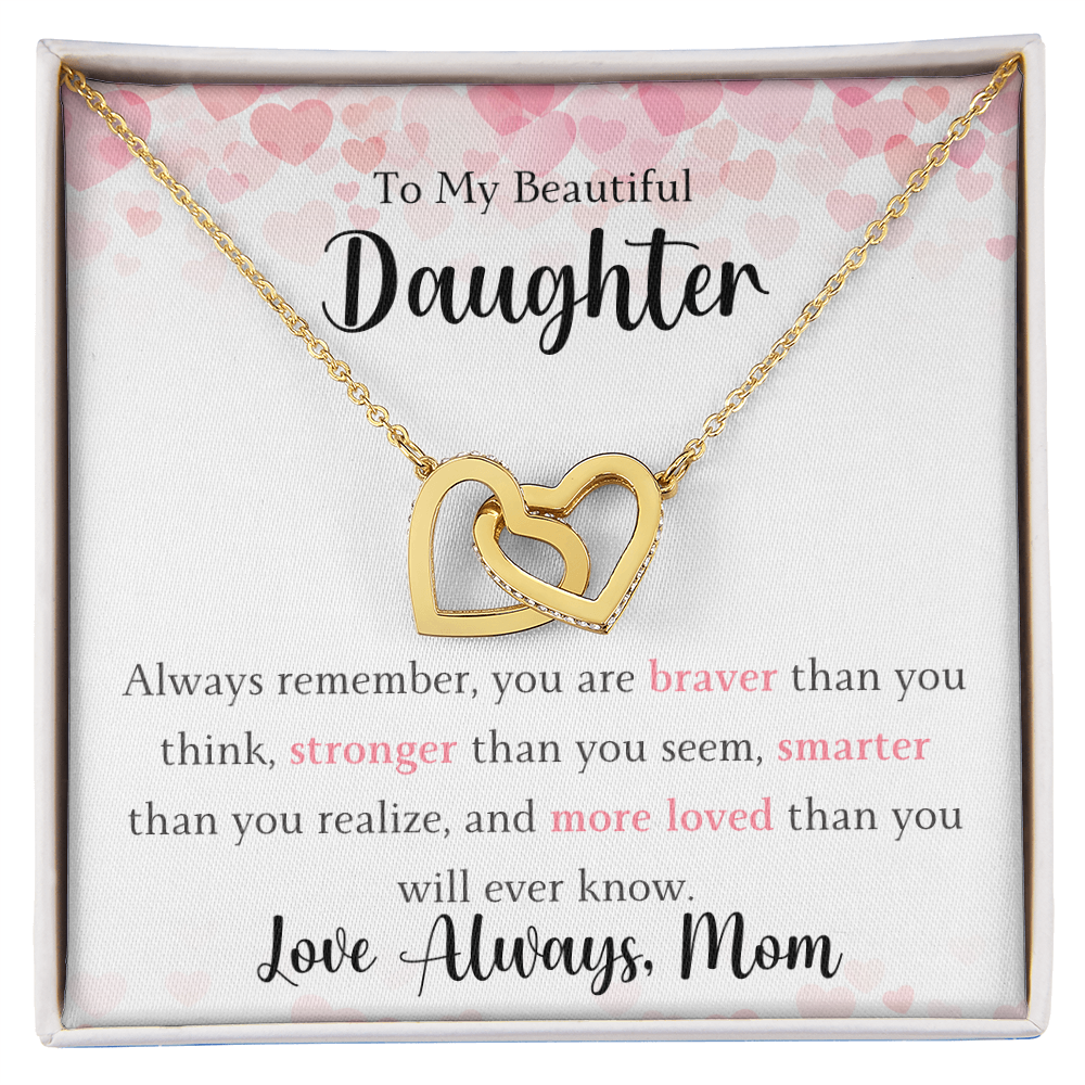 The Interlocking Hearts - For Your Daughter From Mom