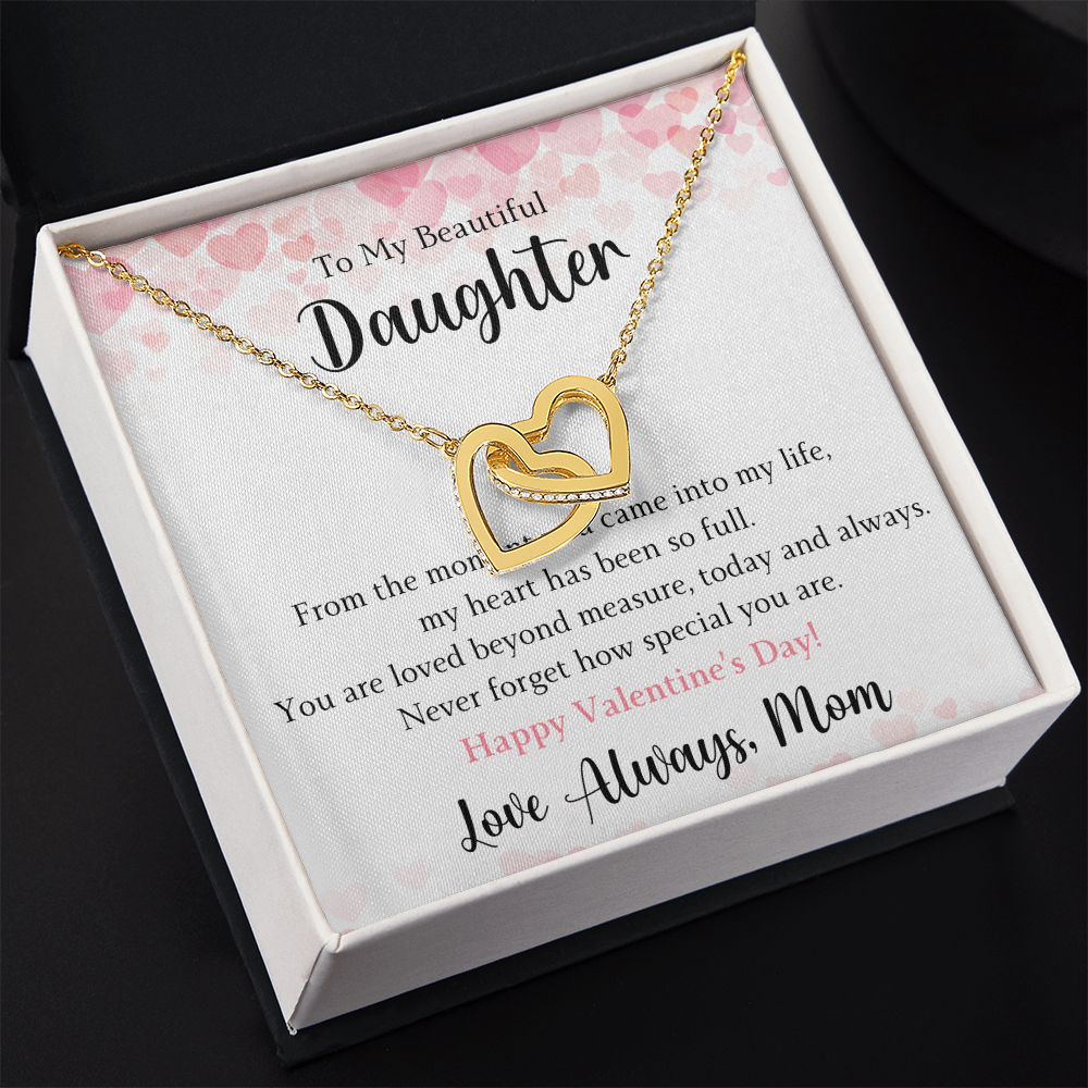 The Interlocking Hearts - For Your Daughter From Mom