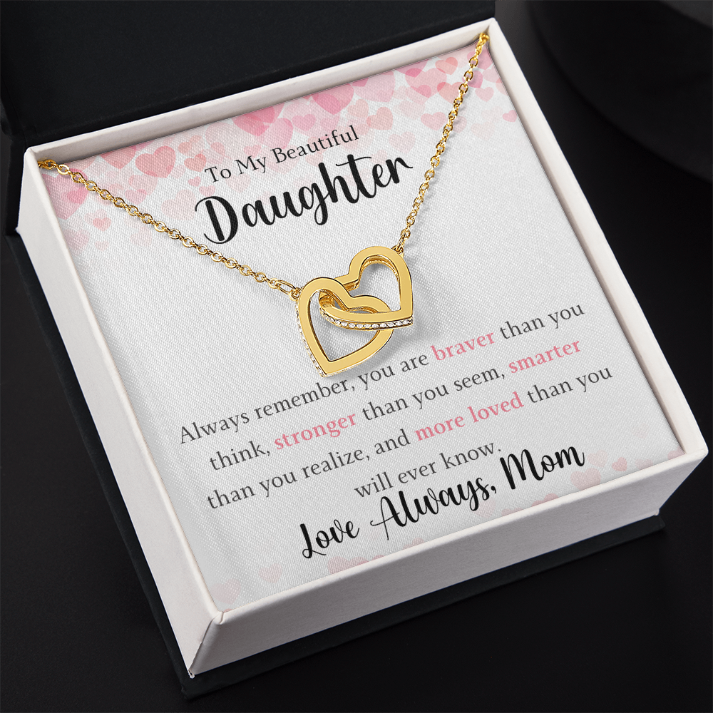 The Interlocking Hearts - For Your Daughter From Mom