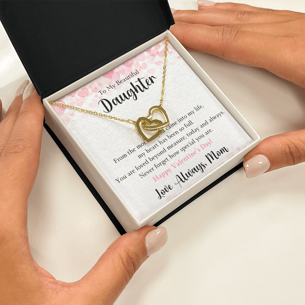 The Interlocking Hearts - For Your Daughter From Mom