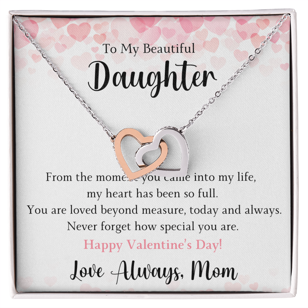 The Interlocking Hearts - For Your Daughter From Mom