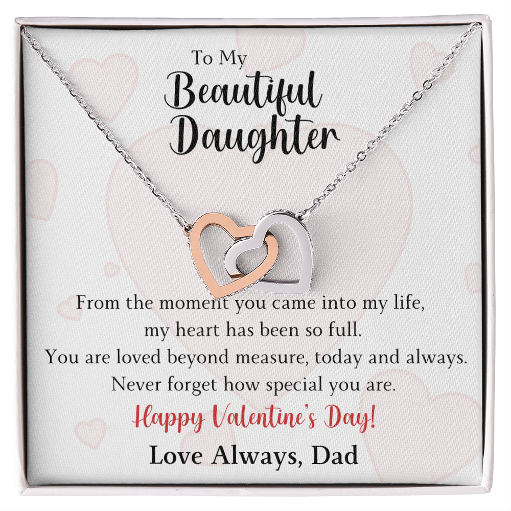 The Interlocking Hearts - For Your Daughter From Dad