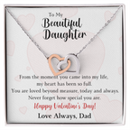 The Interlocking Hearts - For Your Daughter From Dad