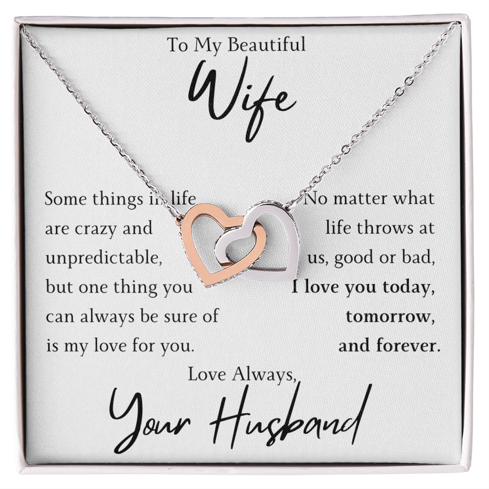 The Interlocking Hearts - For Your Wife