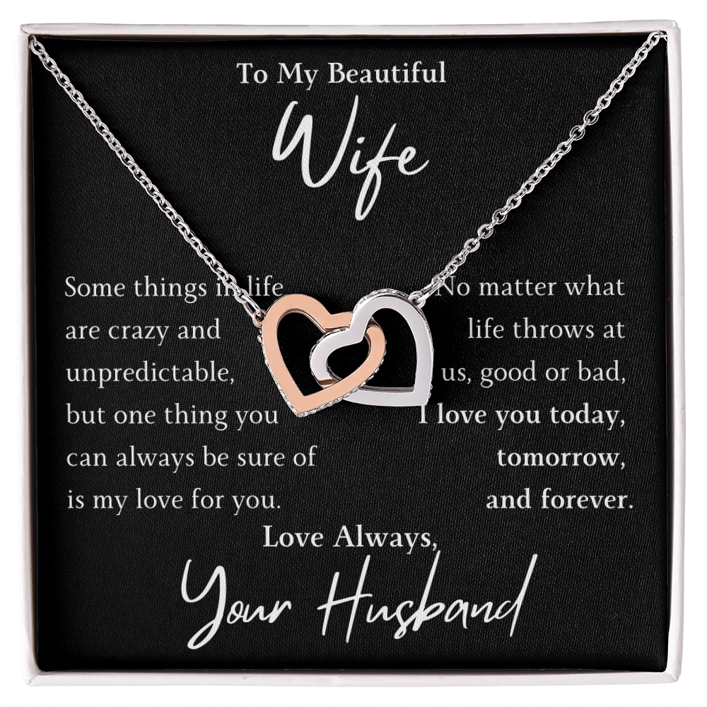 The Interlocking Hearts - For Your Wife