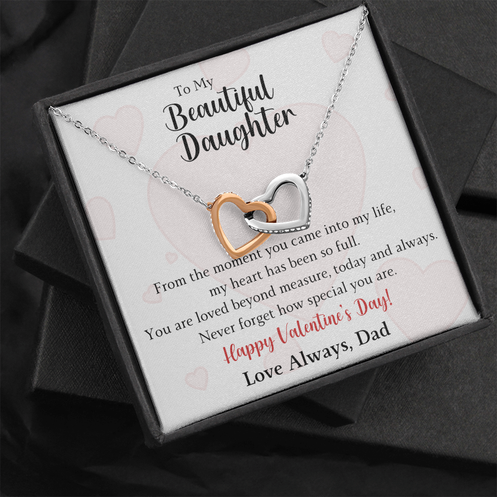 The Interlocking Hearts - For Your Daughter From Dad