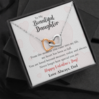 The Interlocking Hearts - For Your Daughter From Dad