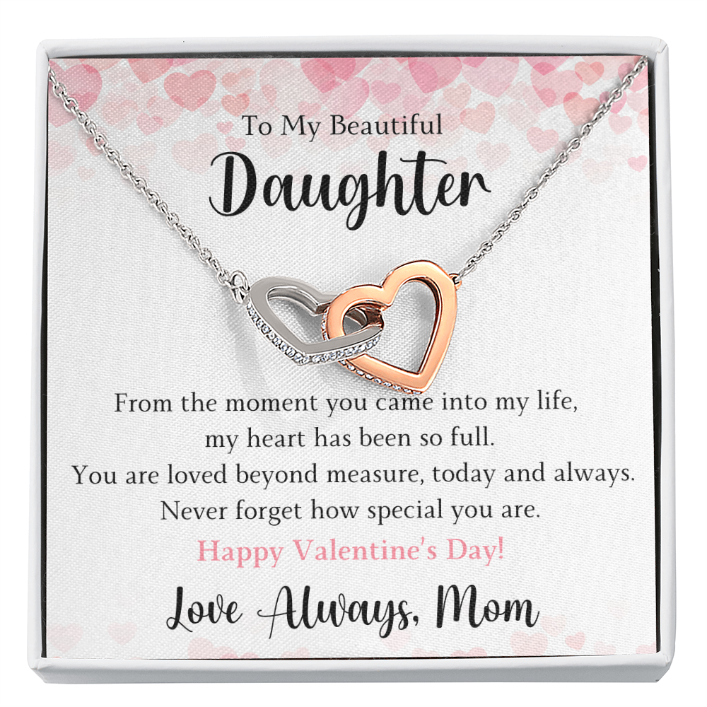 The Interlocking Hearts - For Your Daughter From Mom