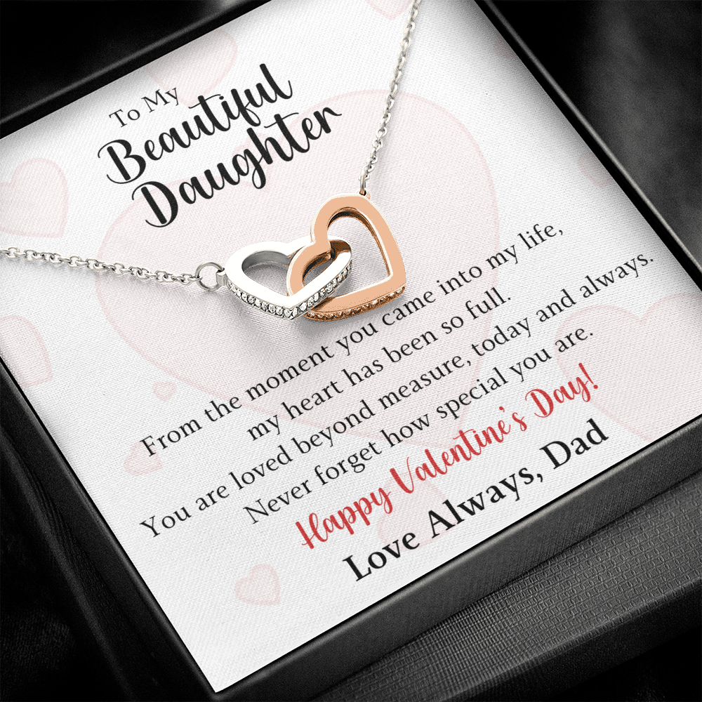 The Interlocking Hearts - For Your Daughter From Dad