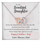 The Interlocking Hearts - For Your Daughter From Dad