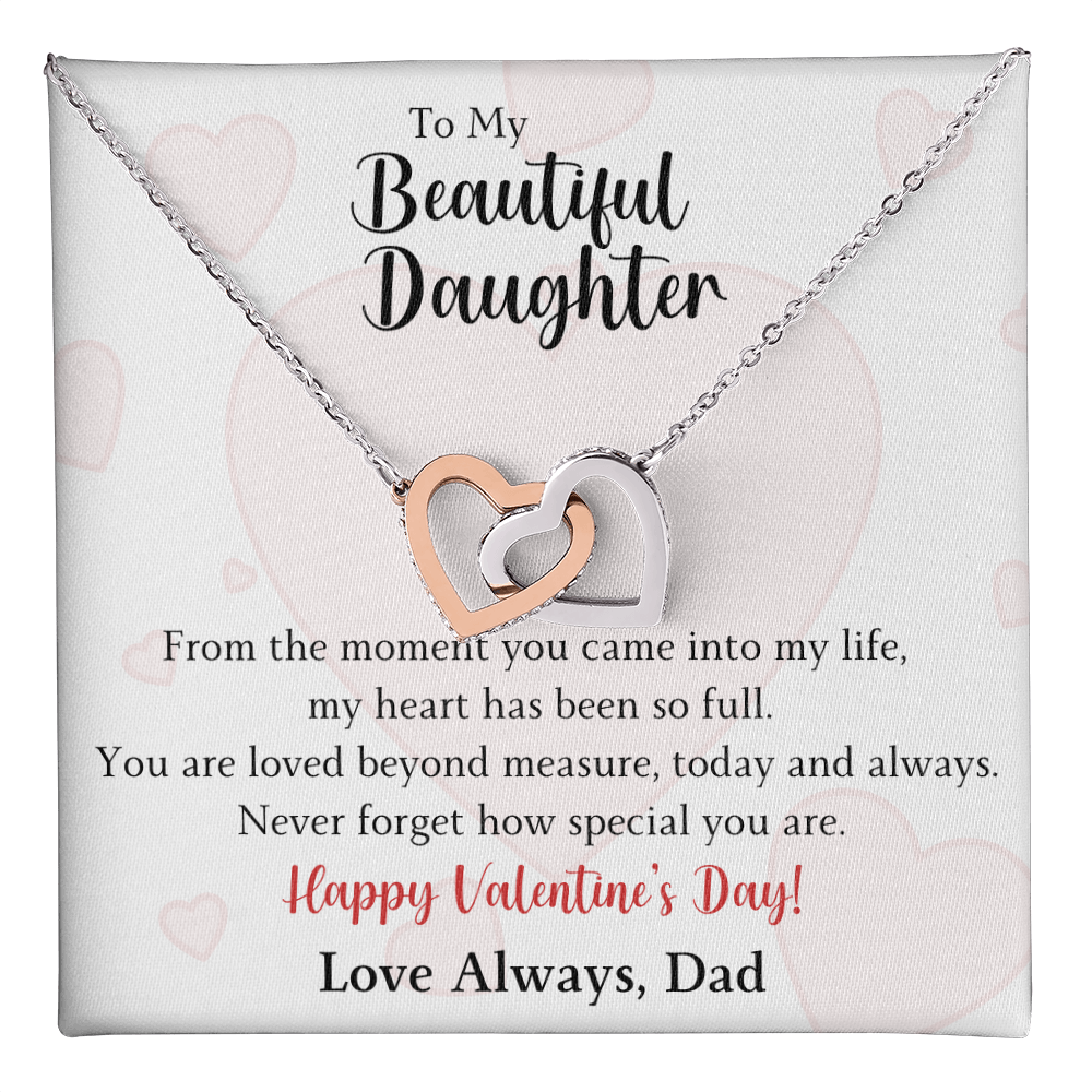 The Interlocking Hearts - For Your Daughter From Dad