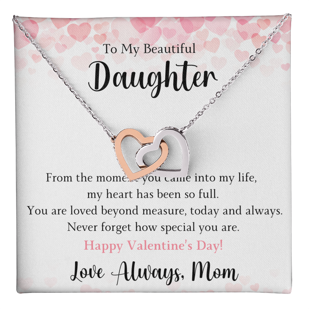 The Interlocking Hearts - For Your Daughter From Mom