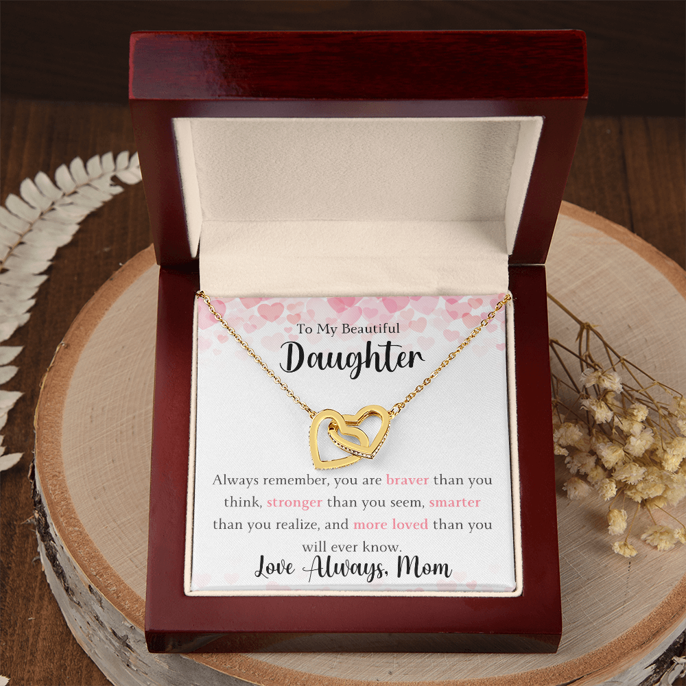 The Interlocking Hearts - For Your Daughter From Mom