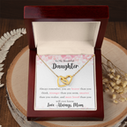 The Interlocking Hearts - For Your Daughter From Mom