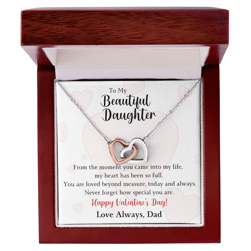 The Interlocking Hearts - For Your Daughter From Dad