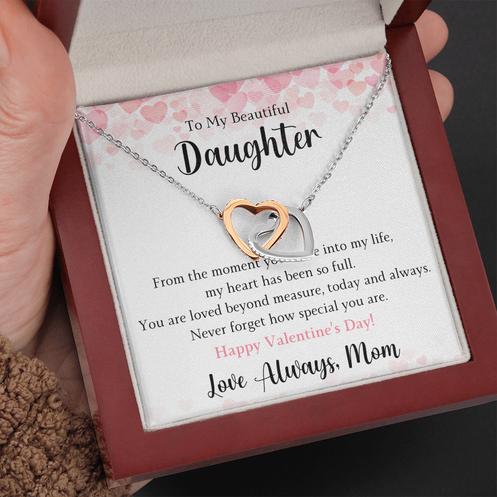 The Interlocking Hearts - For Your Daughter From Mom