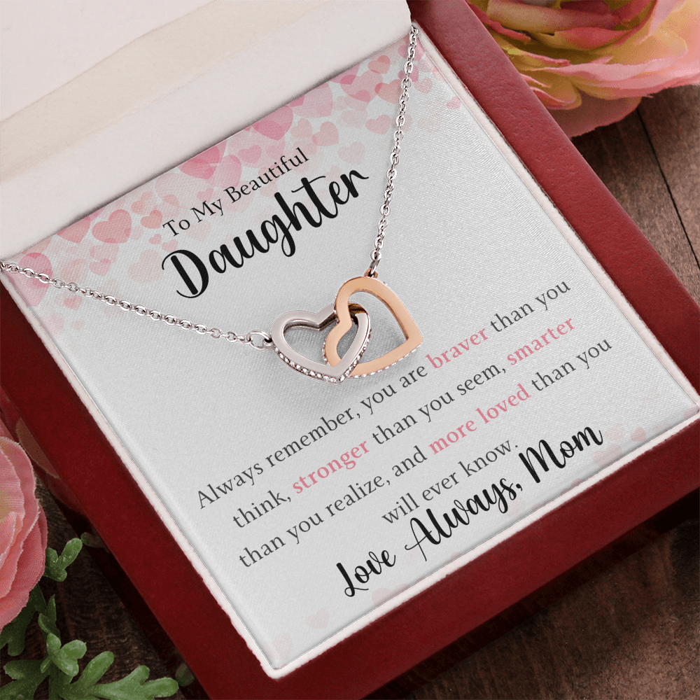 The Interlocking Hearts - For Your Daughter From Mom