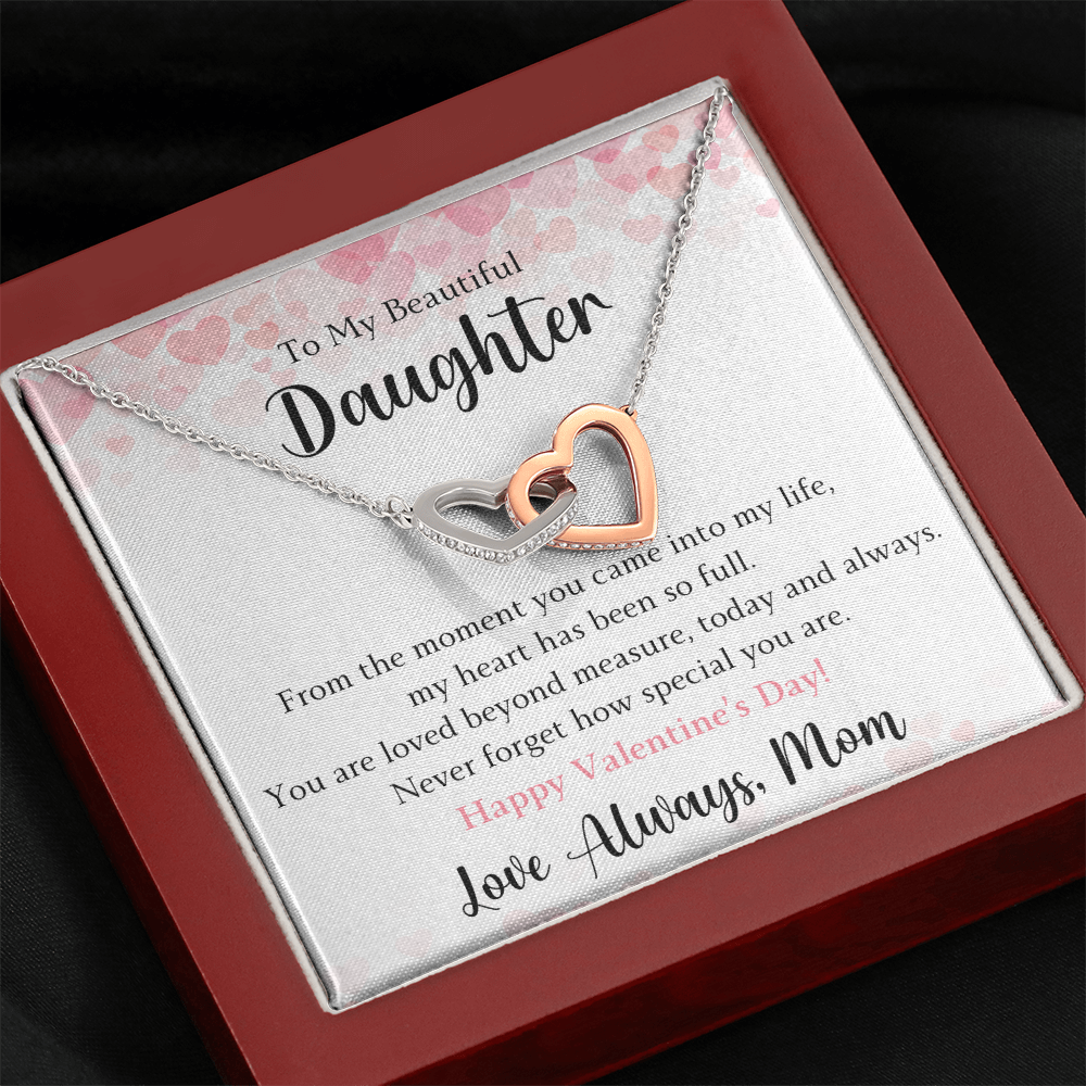 The Interlocking Hearts - For Your Daughter From Mom