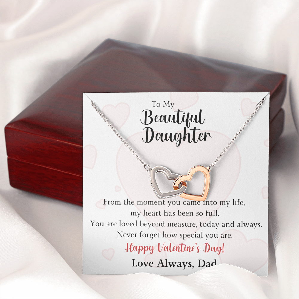 The Interlocking Hearts - For Your Daughter From Dad