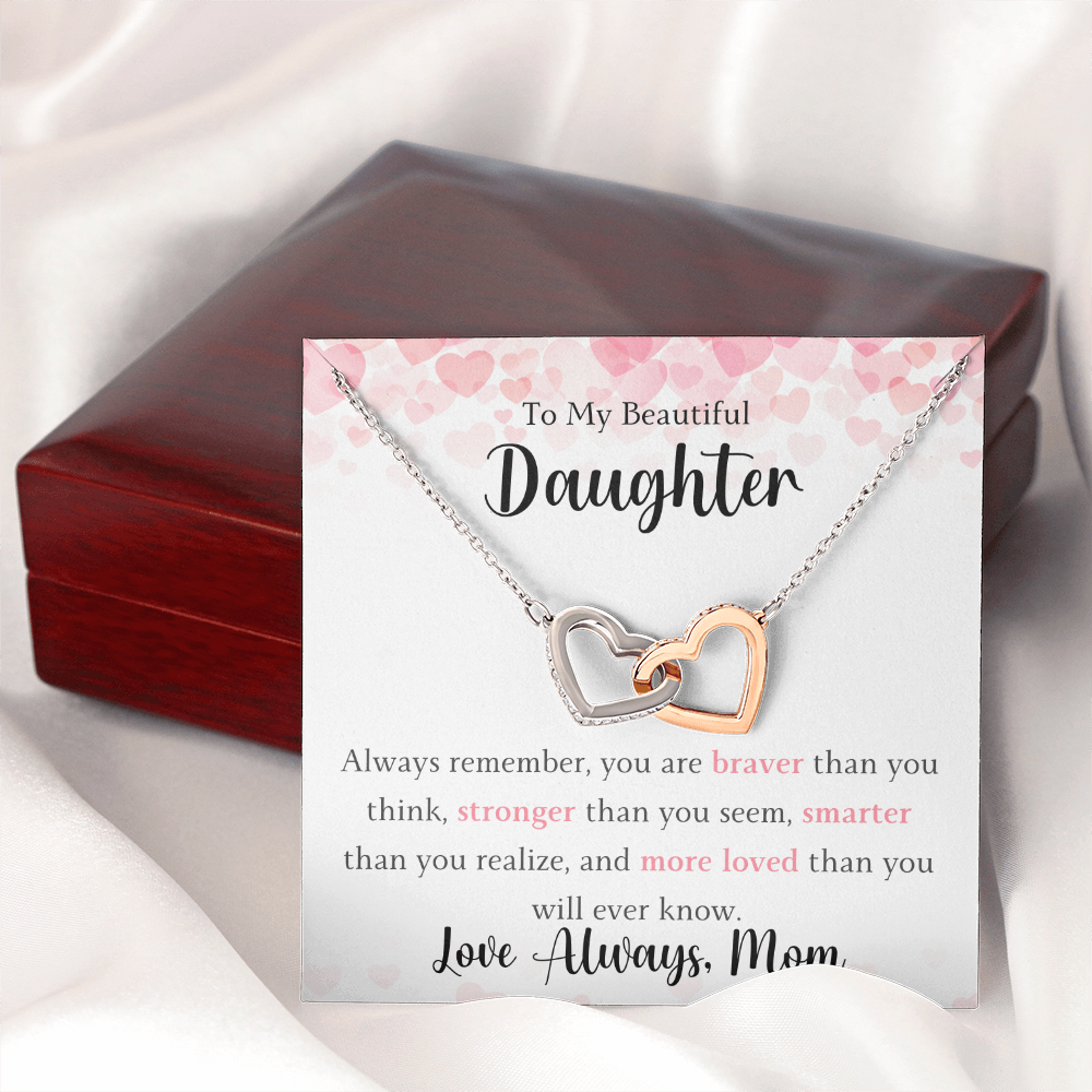 The Interlocking Hearts - For Your Daughter From Mom