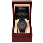 Wooden Watch For Grandson From Grandma