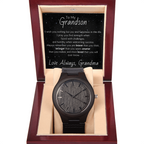 Wooden Watch For Grandson From Grandma