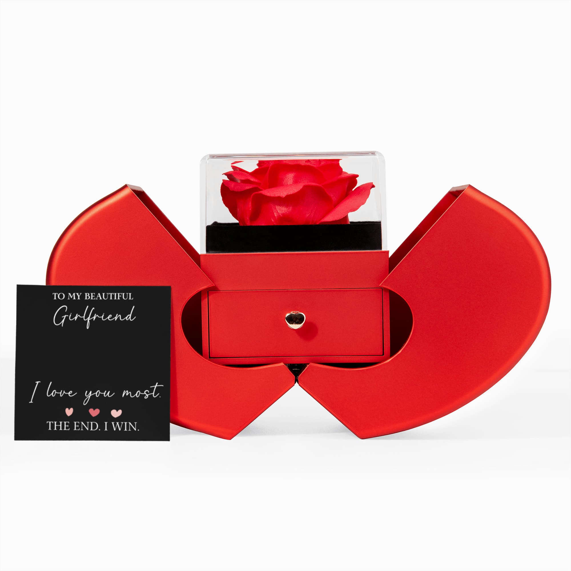 The Forever Love - Luxury Heart Box - For Your Girlfriend