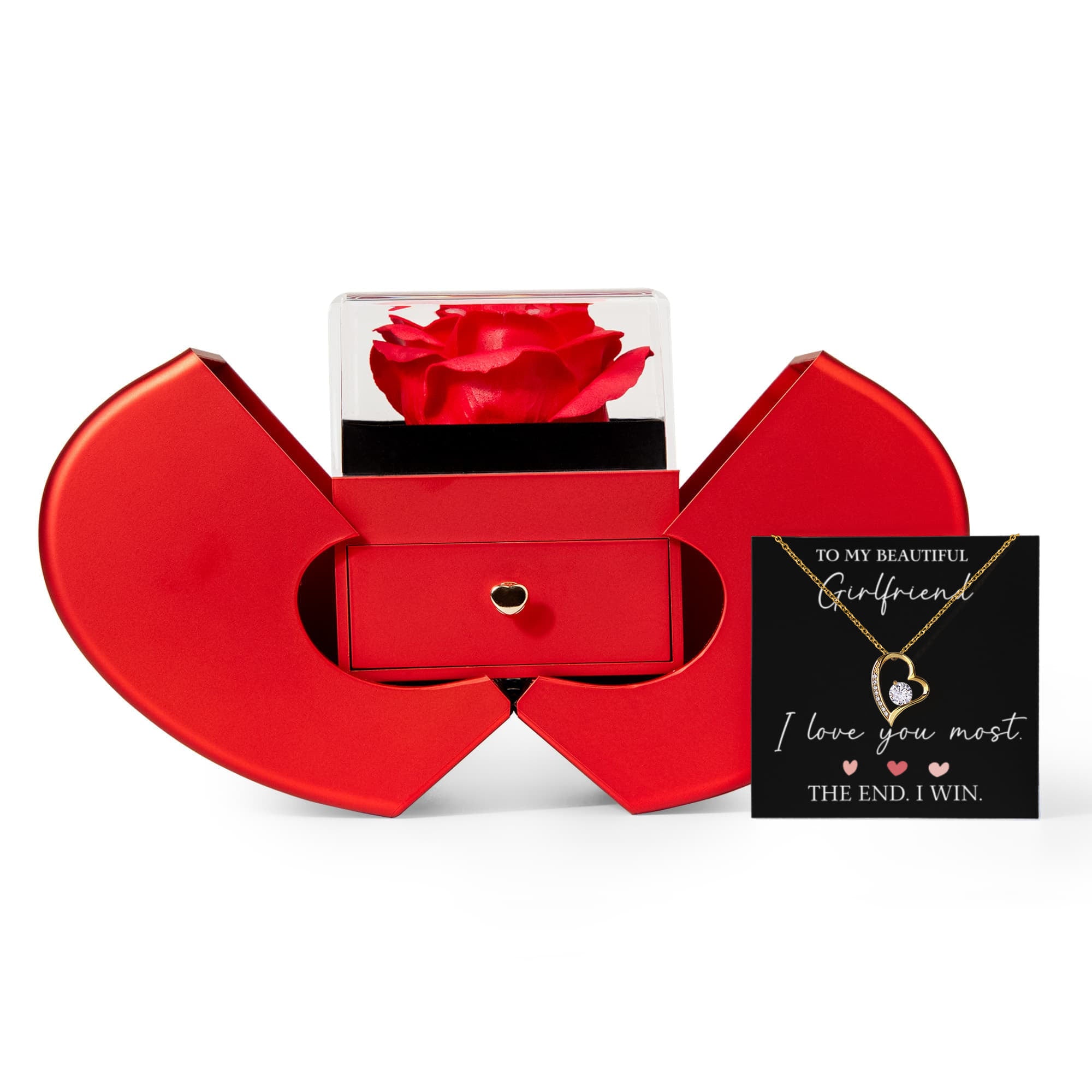The Forever Love - Luxury Heart Box - For Your Girlfriend