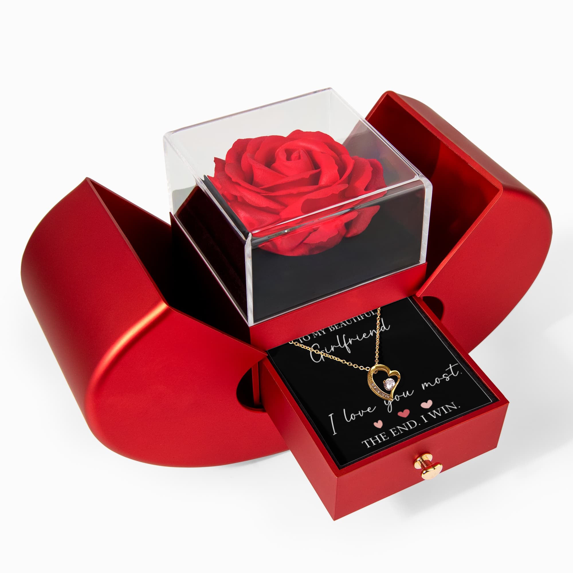 The Forever Love - Luxury Heart Box - For Your Girlfriend