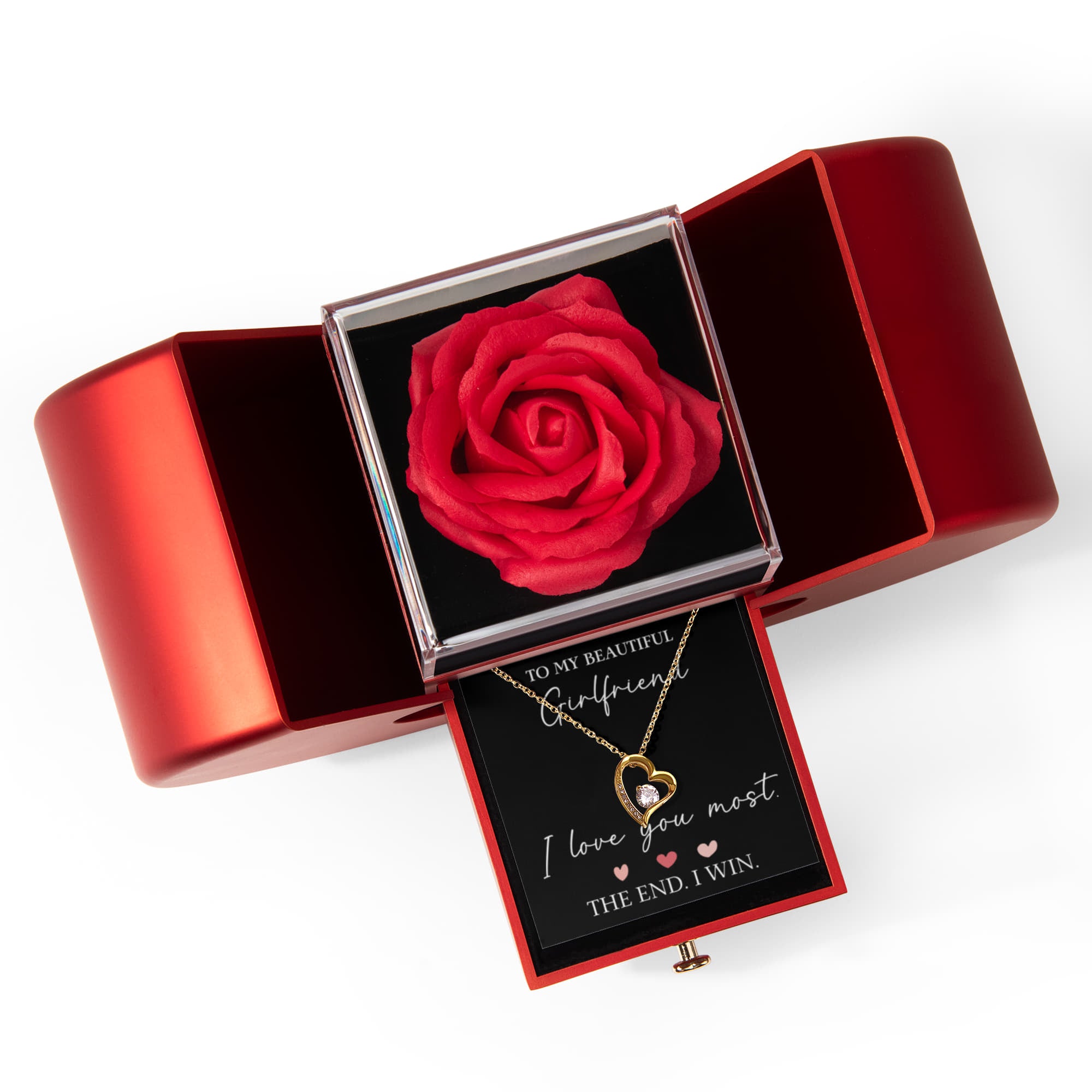 The Forever Love - Luxury Heart Box - For Your Girlfriend